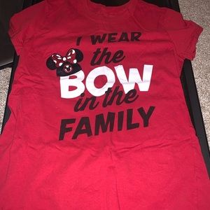 Disney Parks bow shirt
